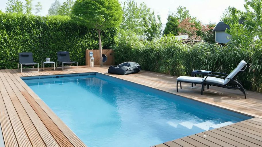 Thiết kế hồ bơi mini theo phong cách hiện đại