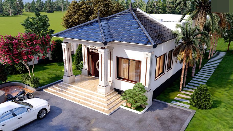 Thiết kế nhà kiểu Thái Lan gợi cảm giác ấm cúng và thoải mái