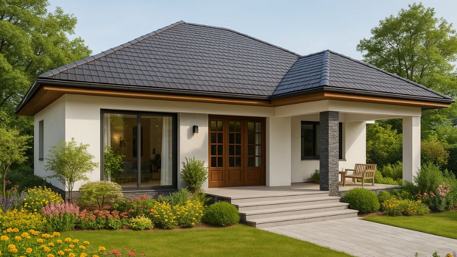 Thiết kế nhà kiểu Thái Lan hiện tại phổ biến tại Việt Nam vì nó có thể xây dựng được ở cả thành phố và nông thôn