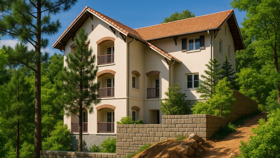 Khám phá 4 mẫu thiết kế nhà trên đồi dốc giúp tận dụng địa hình thành lợi thế Thiết kế nhà trên đồi dốc là gì?