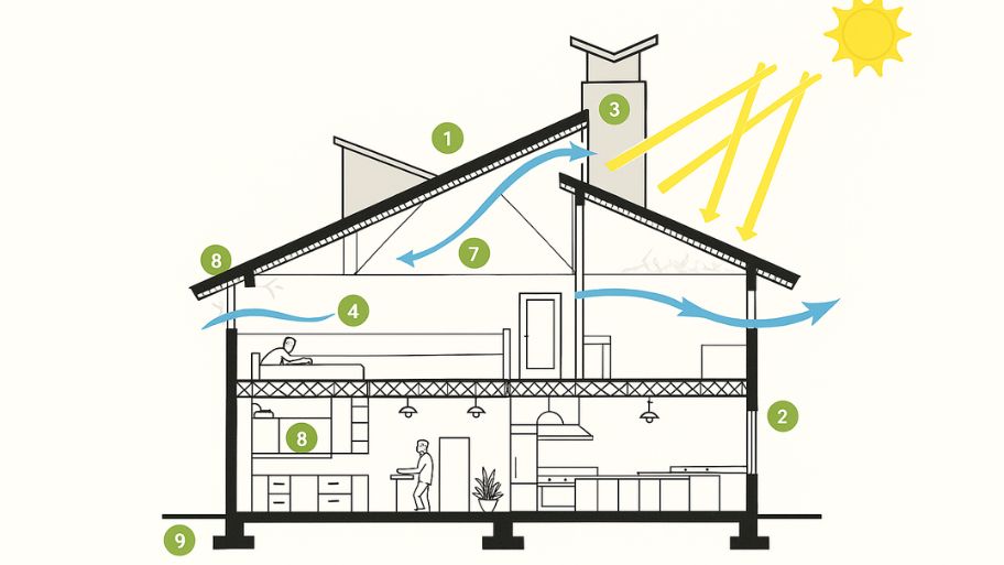 Khám phá cách thiết kế thông gió nhà ở đẹp, thông minh & hiệu quả Thông gió tự nhiên