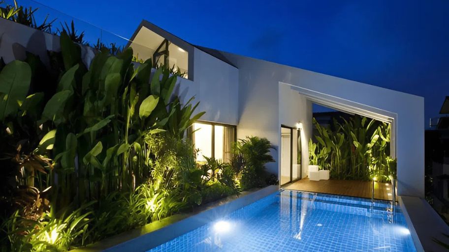 Xây hồ bơi mini trên sân thượng