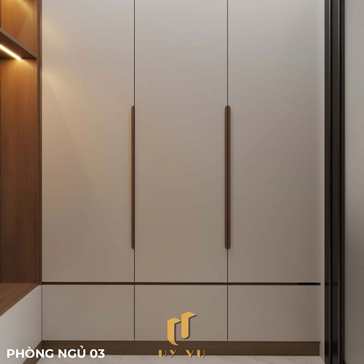Nhà phố hiện đại - Khoảng sống mở, chạm đến sự thư thái mỗi ngày Phòng ngủ 03 tối giản nhà dì Hà