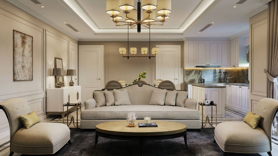 Cách phối màu trong thiết kế màu sơn nhà theo tông liền kề