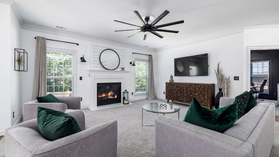 Mẫu nhà màu ghi kết hợp màu xám