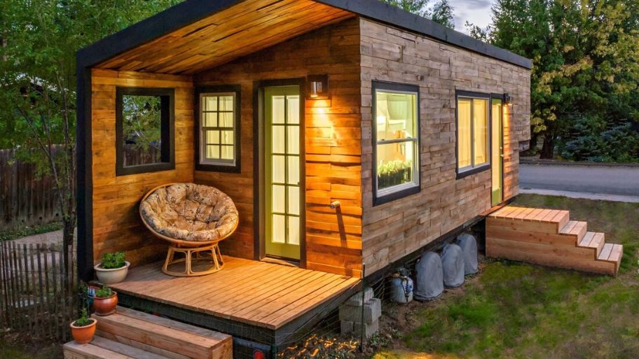 Mẫu thiết kế nhà gỗ hiện đại diện tích nhỏ