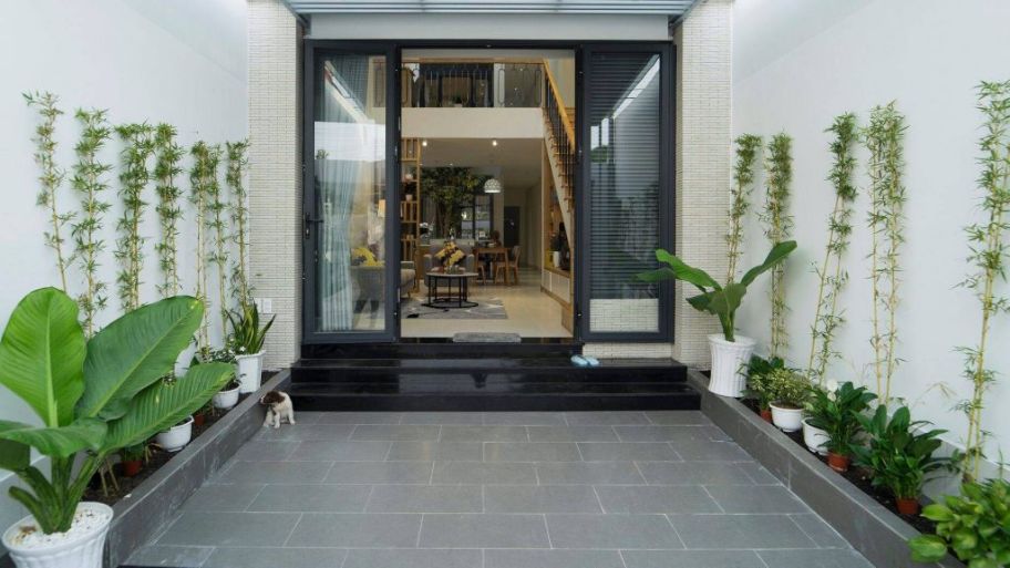 Điểm danh top 5 mẫu thiết kế tiểu cảnh trước nhà đẹp mê ly Mẫu thiết kế tiểu cảnh trước nhà ống