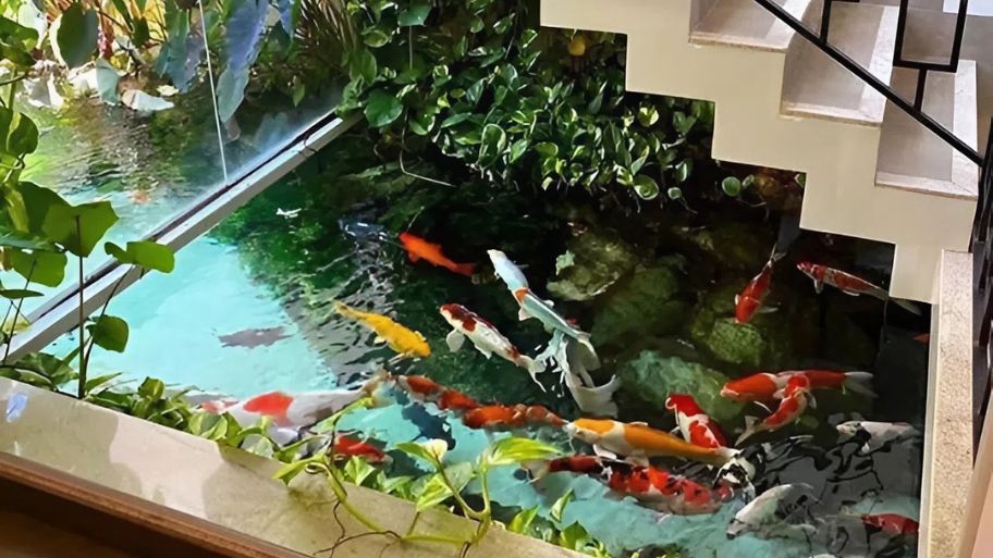 Mẫu tiểu cảnh hồ cá thư giãn