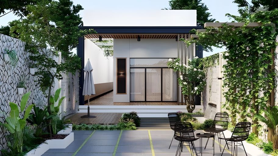 Điểm danh top 5 mẫu thiết kế tiểu cảnh trước nhà đẹp mê ly Mẫu tiểu cảnh trước nhà phố