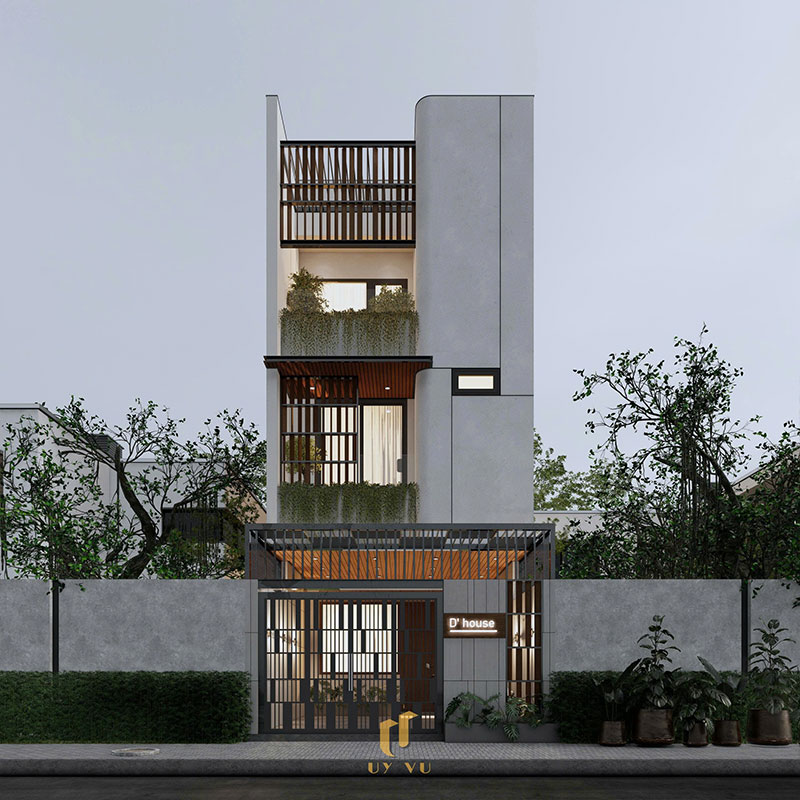 D’ House – Không gian sống hiện đại giữa lòng Đà Nẵng Phối cảnh D'House - Đà Nẵng