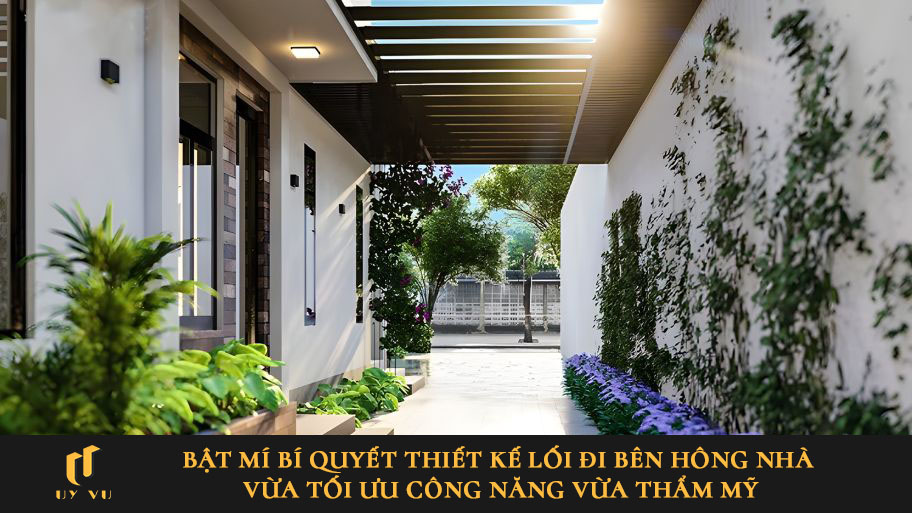 Thiết kế lối đi bên hông nhà