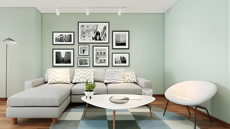 Thiết kế màu sơn nhà với tông màu lạnh tinh tế và sang trọng