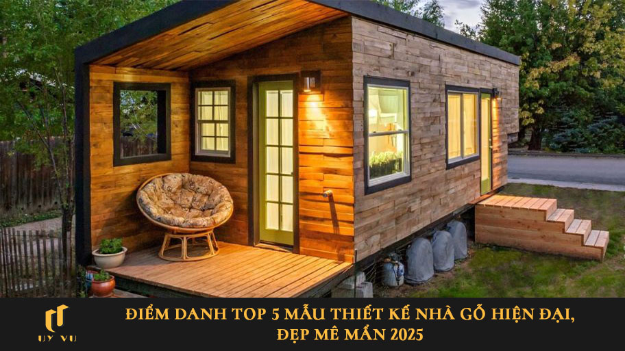 Thiết kế nhà gỗ hiện đại