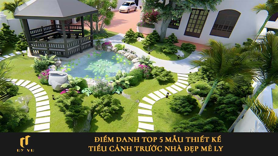 Thiết kế tiểu cảnh trước nhà