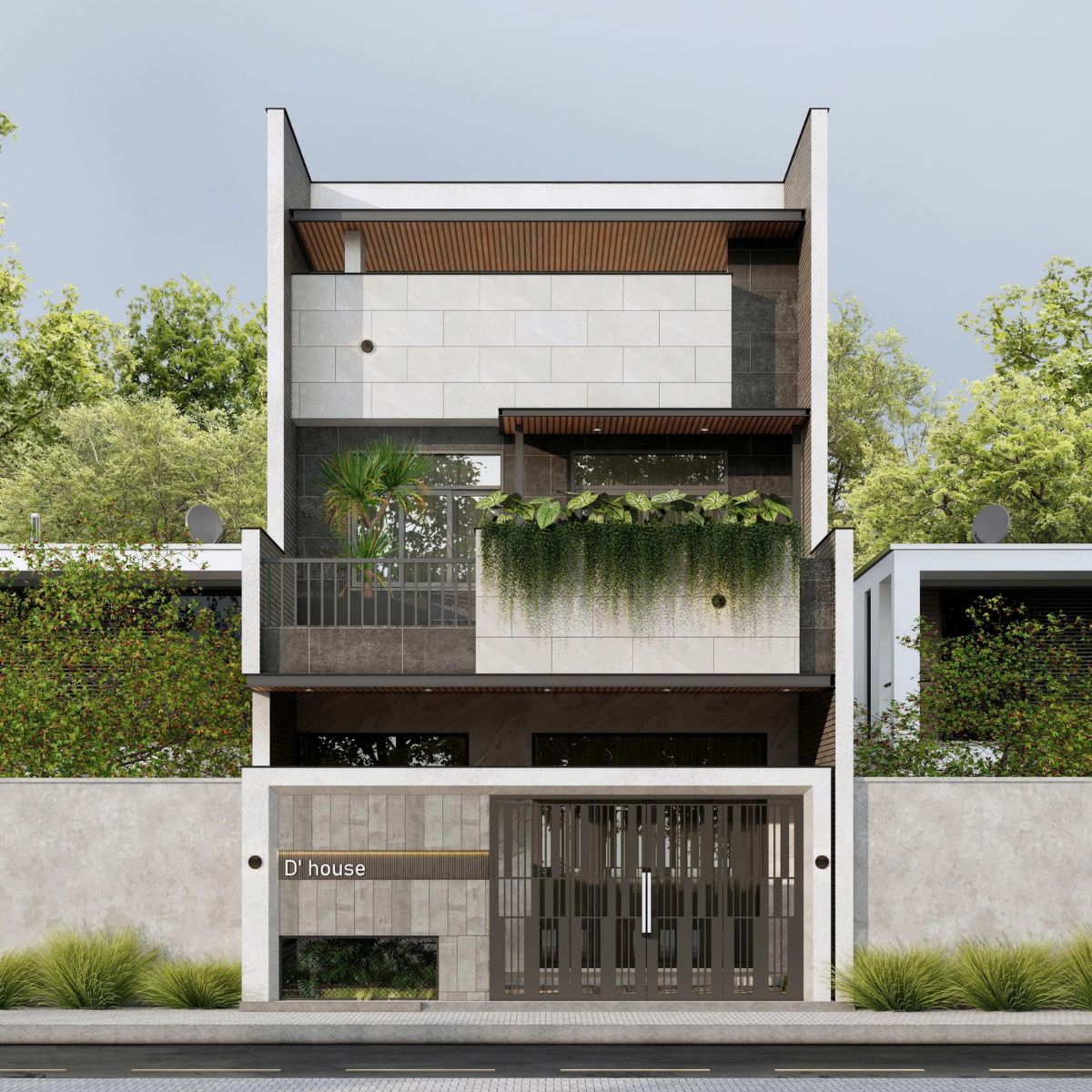 Mặt tiền nhà phố anh Du - Hà Tĩnh