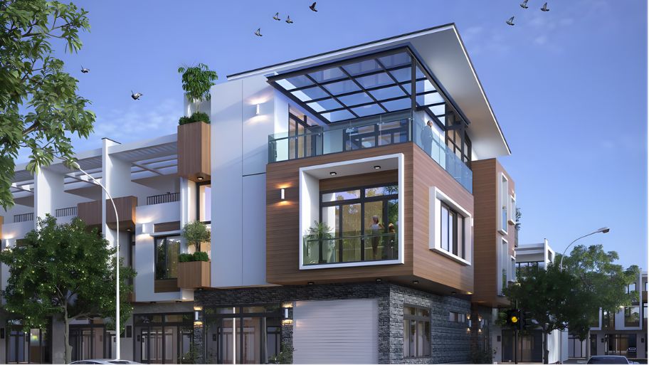 Biến góc phố thành không gian sống lý tưởng với thiết kế nhà lô góc đẹp Chi phí đầu tư và xây dựng nhà lô góc cao