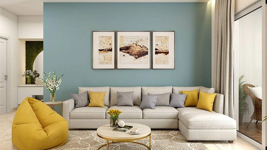 Kinh nghiệm thiết kế phòng khách đẹp & tối ưu không gian từ A–Z Gam màu trung tính phù hợp cho phòng khách