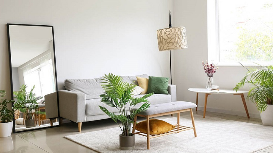 Danh sách đồ trang trí phòng khách giúp nâng cấp không gian sống ngay lập tức Gương trang trí phù hợp cho phòng khách