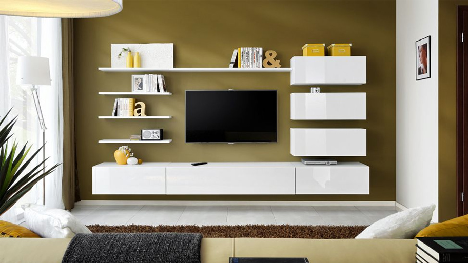 Kệ tivi treo tường đẹp độc đáo