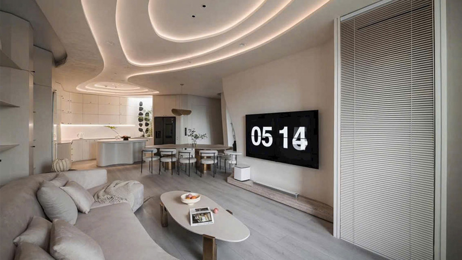 Mẫu phòng khách phong cách Wabi Sabi