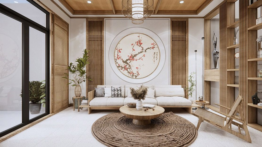 Màu sắc phù hợp phong cách phong cách Japandi