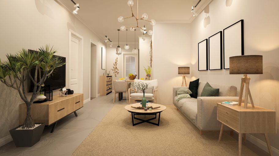 Mẫu thiết kế nội thất nhà ống 3 tầng phong cách hiện đại