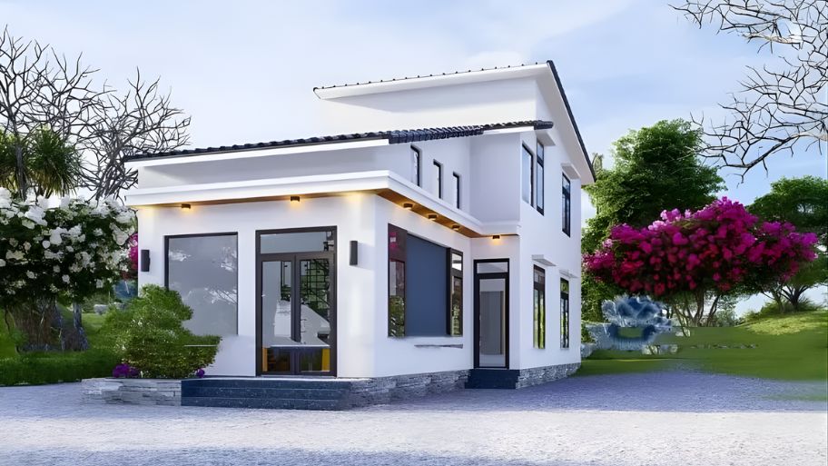 Những điểm cần lưu ý khi lựa chọn và thiết kế nhà mái lệch