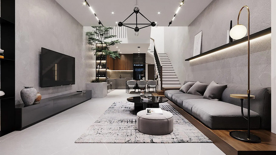 Kinh nghiệm thiết kế phòng khách đẹp & tối ưu không gian từ A–Z Phong cách thiết kế phong cách hiện đại