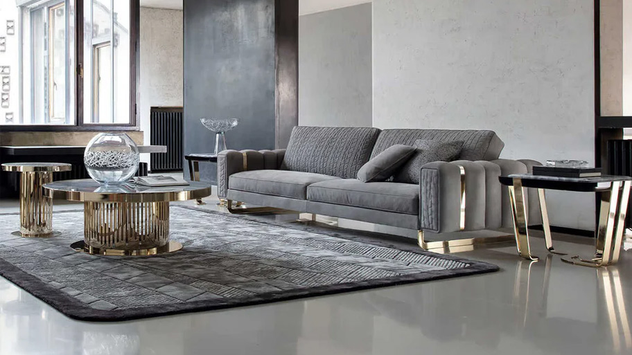 Sofa phòng khách chân cao