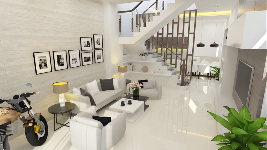 Tầm quan trọng của thiết kế nội thất nhà ống 4 tầng