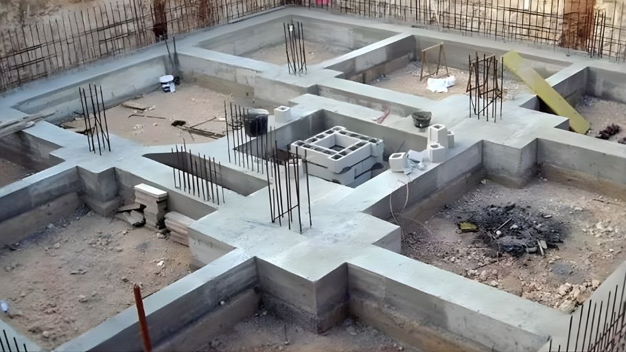 Tất tần tật về thiết kế móng nhà 4 tầng bạn cần biết trước khi xây Thi công móng băng