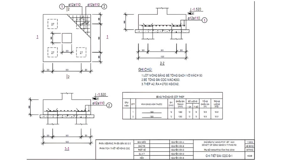 Thiết kế móng cọc nhà dân là gì?