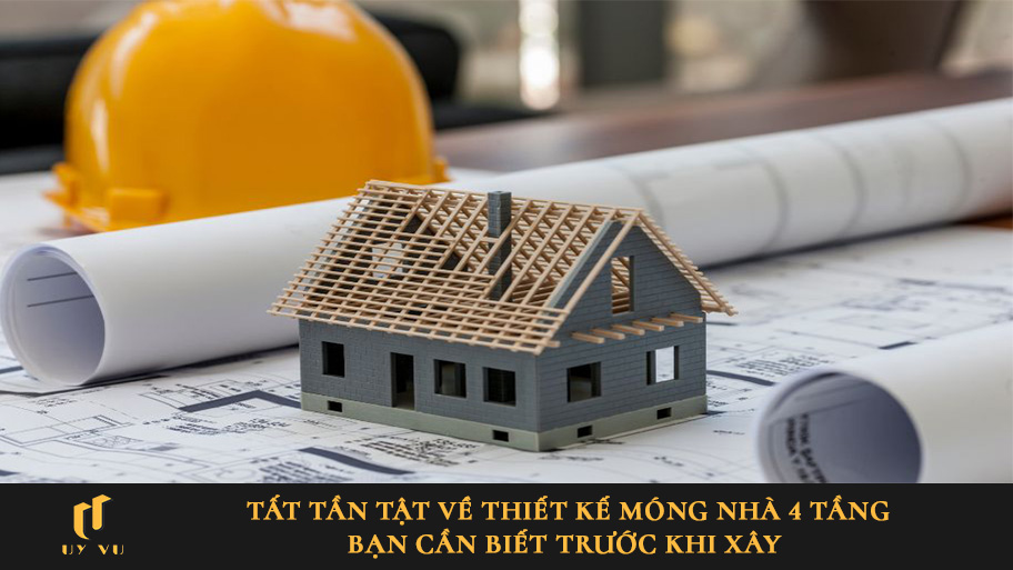 Thiết kế móng nhà 4 tầng
