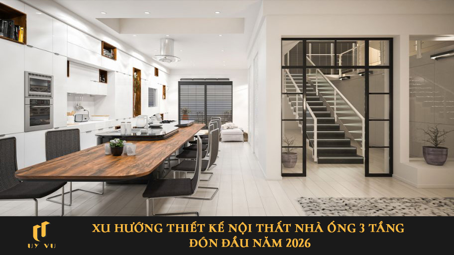 Thiết kế nội thất nhà ống 3 tầng