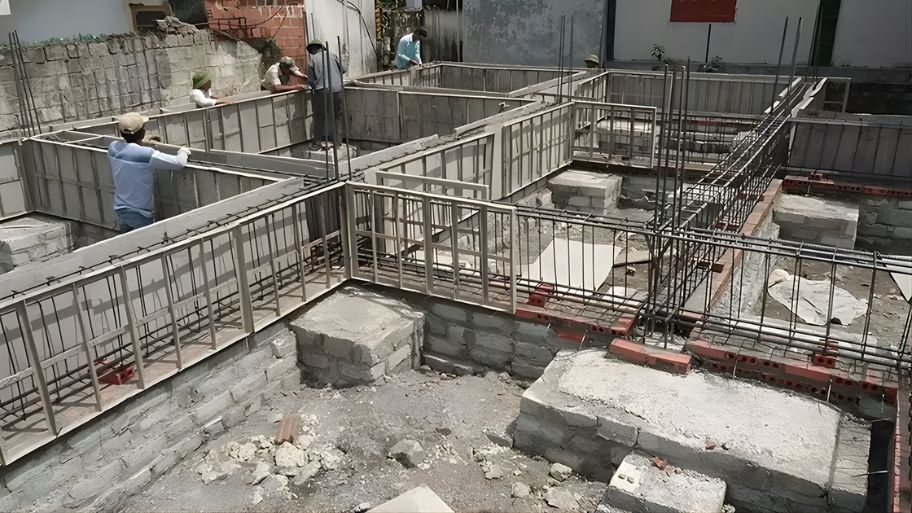 Ưu điểm của thiết kế móng bè nhà dân