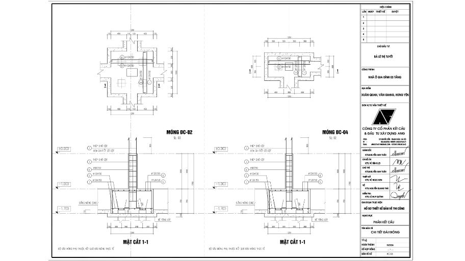 Ưu điểm của thiết kế móng cọc nhà dân