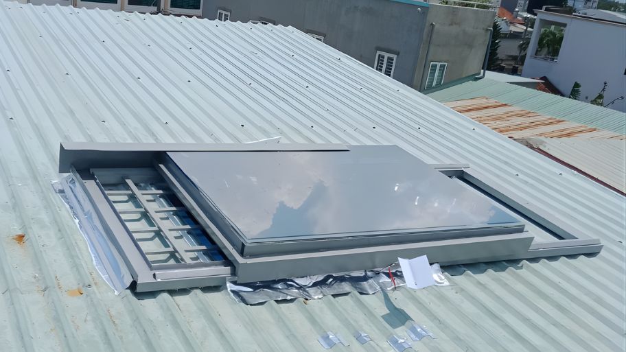 Hướng dẫn từ A-Z thiết kế giếng trời cho nhà mái tôn mới nhất 2026 Bước 1: Xác định vị trí giếng trời trong ngôi nhà