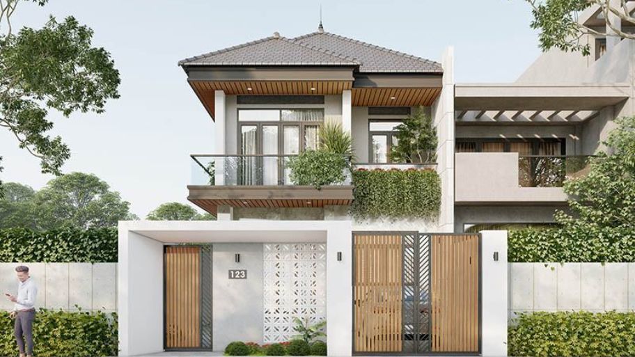 Gợi ý 7 mẫu thiết kế nhà 1 trệt 1 lầu 7x15 đẹp, tối ưu công năng Diện tích phù hợp với các gia đình có từ 3 - 5 thành viên