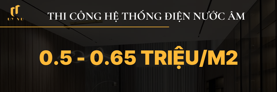 giá thi công điện nước âm