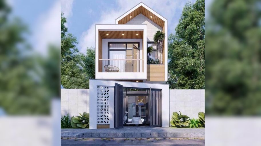 Giải pháp lấy sáng, thông gió tự nhiên cho nhà 5m ngang