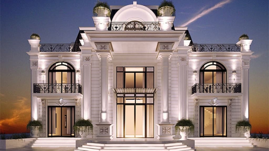 Hình khối được tổ chức chặt chẽ tạo cảm giác vững chãi cho công trình.