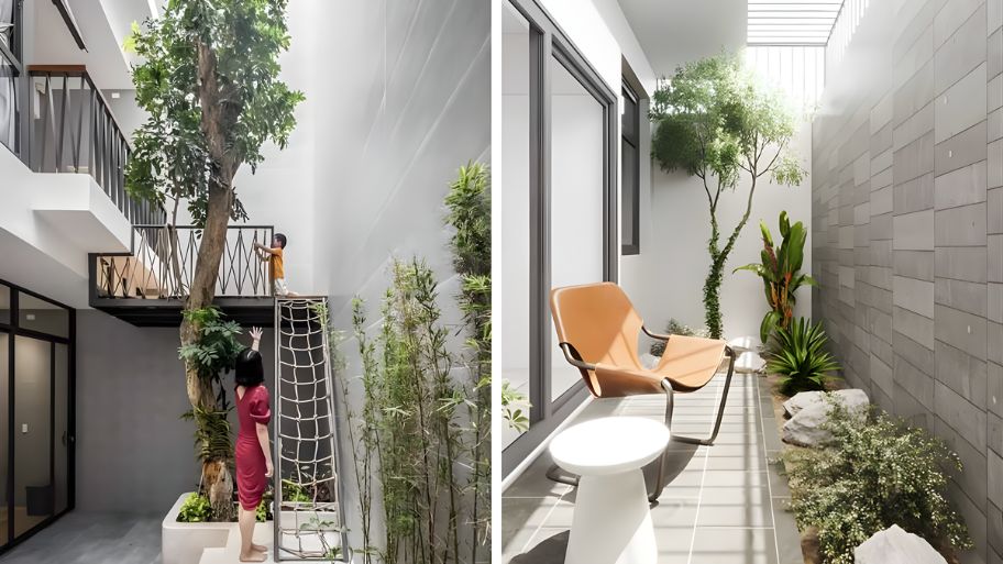 Kinh nghiệm thiết kế giếng trời sau nhà