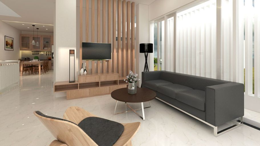 Mẫu thiết kế nội thất nhà ống hiện đại 4m