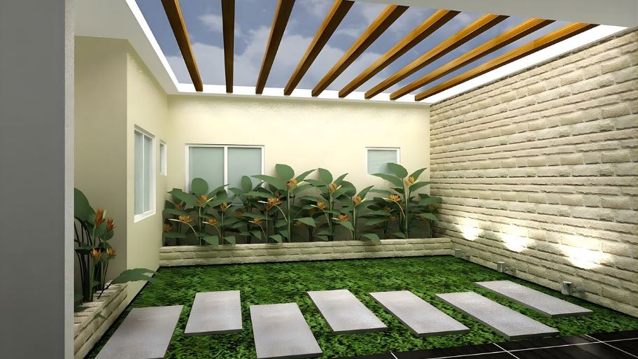 Thiết kế giếng trời nâng tầm không gian sống