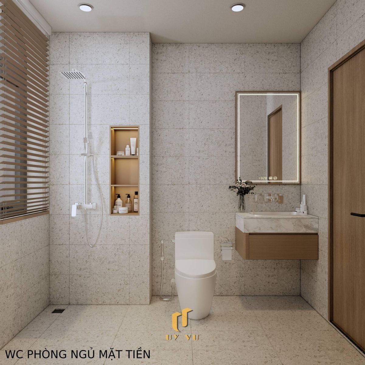 Không gian sống chỉn chu trong từng chi tiết - Nhà anh Lâm WC phòng ngủ mặt tiền nhà anh Lâm
