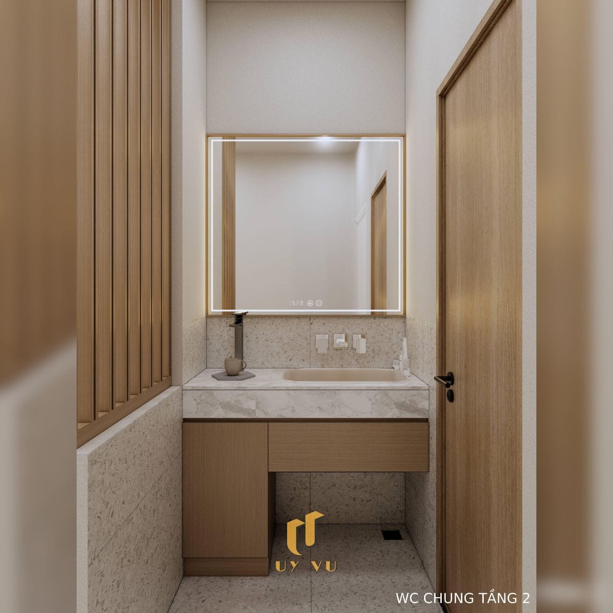 Không gian sống chỉn chu trong từng chi tiết - Nhà anh Lâm WC chung tầng 2 nhà anh Lâm