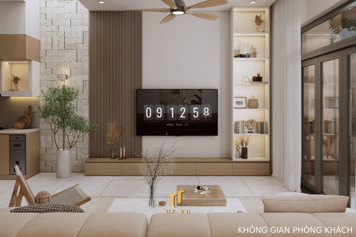 Không gian sống chỉn chu trong từng chi tiết - Nhà anh Lâm Phòng khách sang trọng nhà anh Lâm