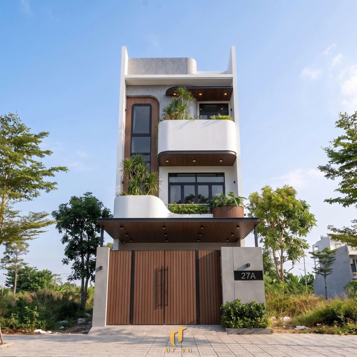 Bố cục cân đối, không gian thư thái - Nhà chị An Kiến trúc nhà chị An