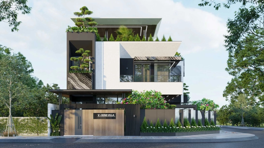 Tổng hợp các mẫu biệt thự hiện đại đẹp được ưa chuộng nhất hiện nay Biệt thự hiện đại từ 3 tầng trở lên linh hoạt theo nhu cầu sử dụng.