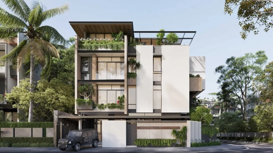 Tổng hợp các mẫu biệt thự hiện đại đẹp được ưa chuộng nhất hiện nay Biệt thự phố hiện đại phù hợp quỹ đất và nhu cầu sinh hoạt.